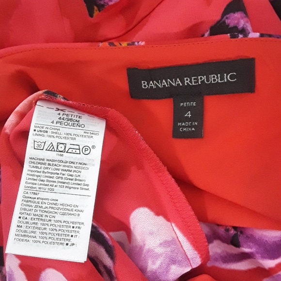 BANANA REPUBLIC STUNNING FLORAL DRESS - Picture 6 of 8
